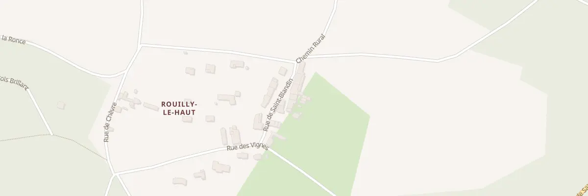 Plan du 12 Rue Saint Blandin à Guérard