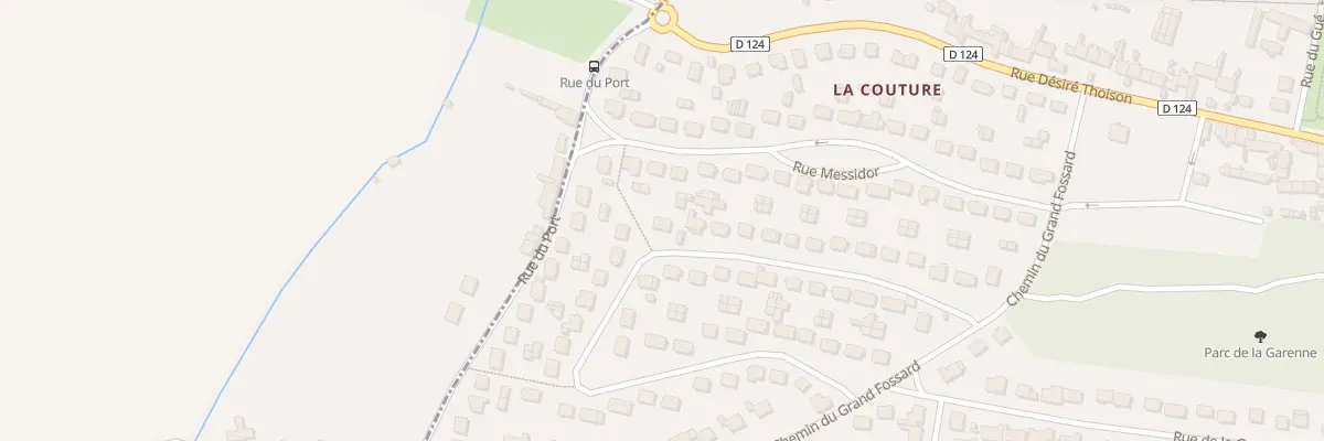 Plan du 28 Rue de la Couture à Cannes-Écluse