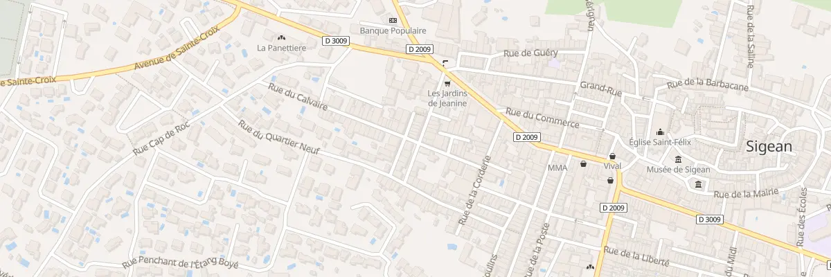 Plan du 18 Rue du Calvaire à Sigean