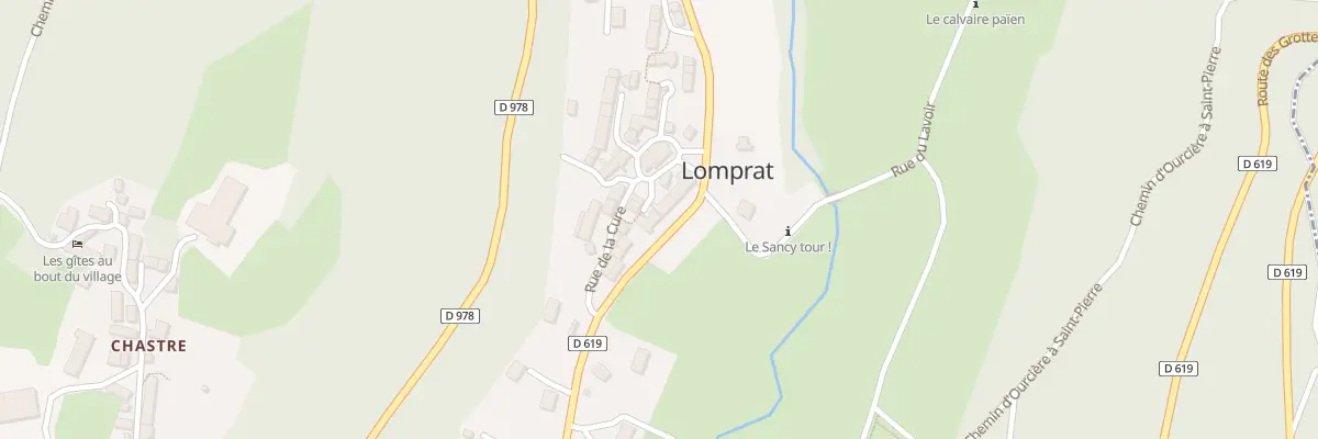 Plan du 20 Rte des Grottes -Lomprat- à Saint-Pierre-Colamine