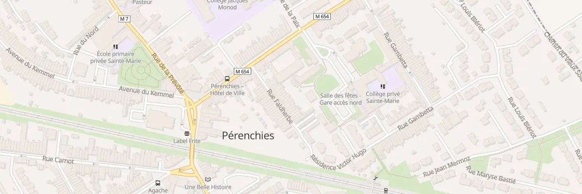 Plan du 17 Rue Faidherbe à Pérenchies
