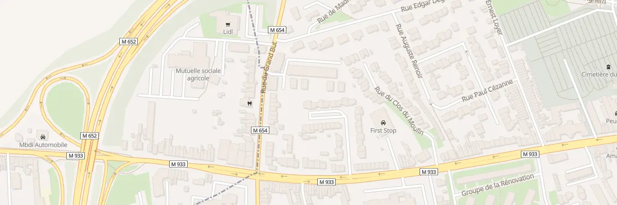 Plan du 32 Rue du Flaquet à Lille