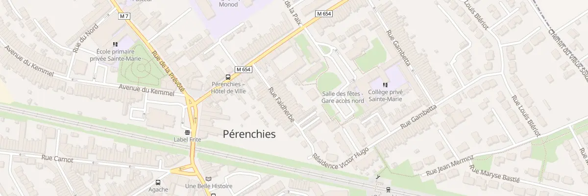 Plan du 19 Rue Faidherbe à Pérenchies