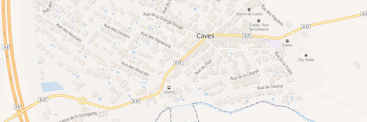 Plan du 17 Av des Corbières à Caves