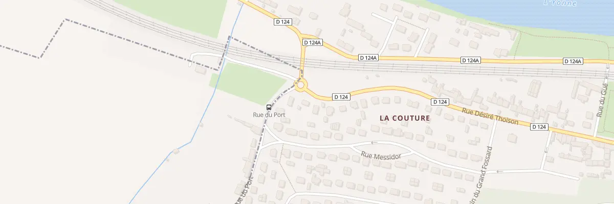 Plan du 8 Rue Désiré Thoison à Cannes-Écluse