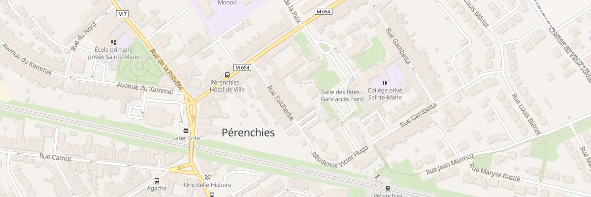 Plan du 21 Rue Faidherbe à Pérenchies