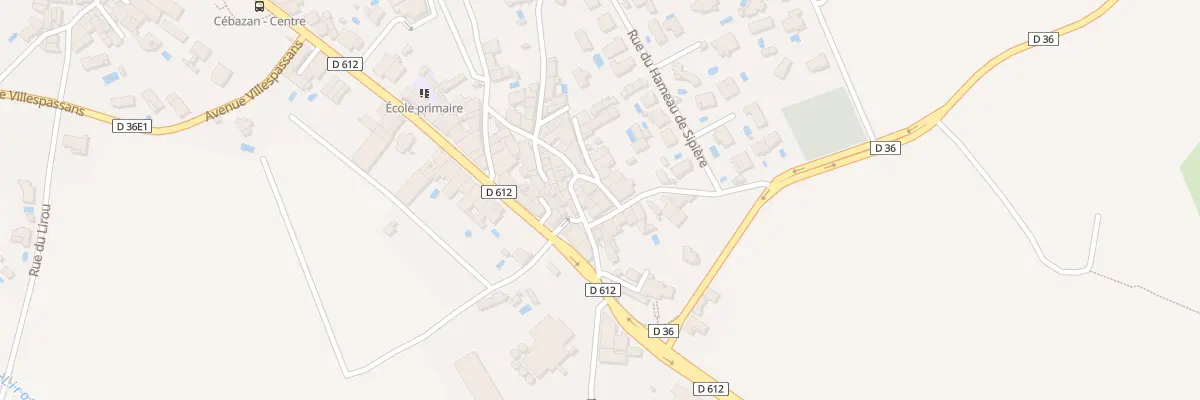Plan du 6324F Rue de la Fontaine à Cébazan