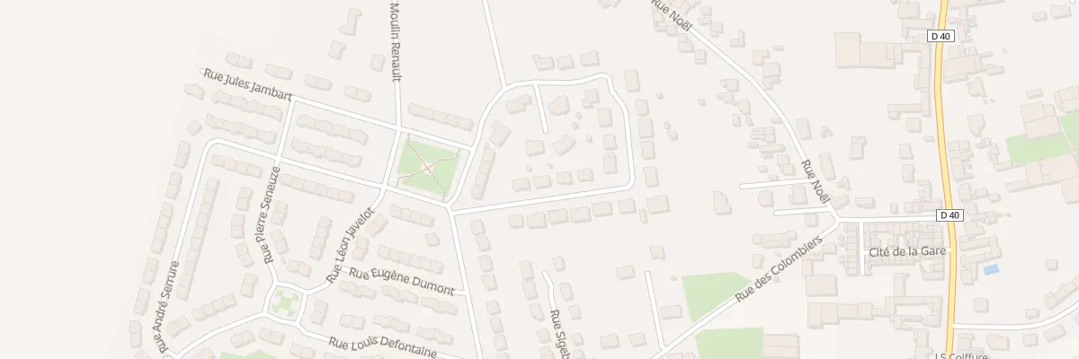 Plan du 80 Rue Ernest et Odette Douchet à Vitry-en-Artois