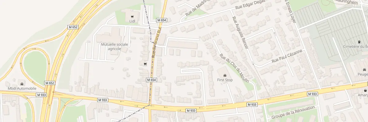 Plan du 30 Rue du Flaquet à Lille