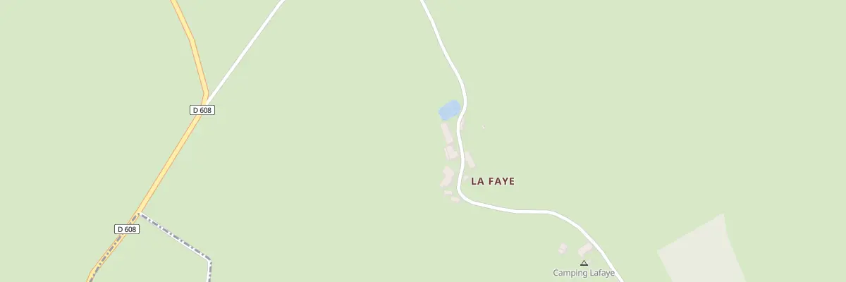 Plan du 2 La Faye à Vernusse