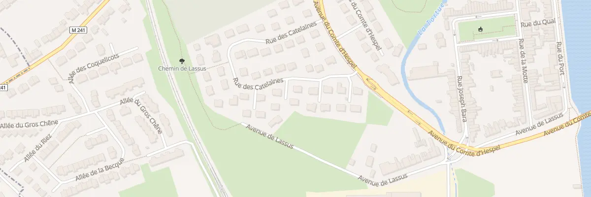 Plan du 19 Rue des Catelaines à Haubourdin
