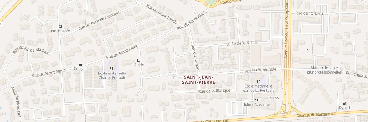 Plan du 10 All de l’Argent Double à Narbonne
