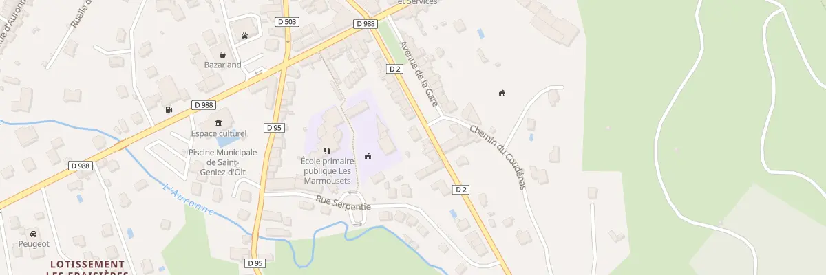 Plan du 144 Av de la Gare à Saint Geniez d’Olt et d’Aubrac