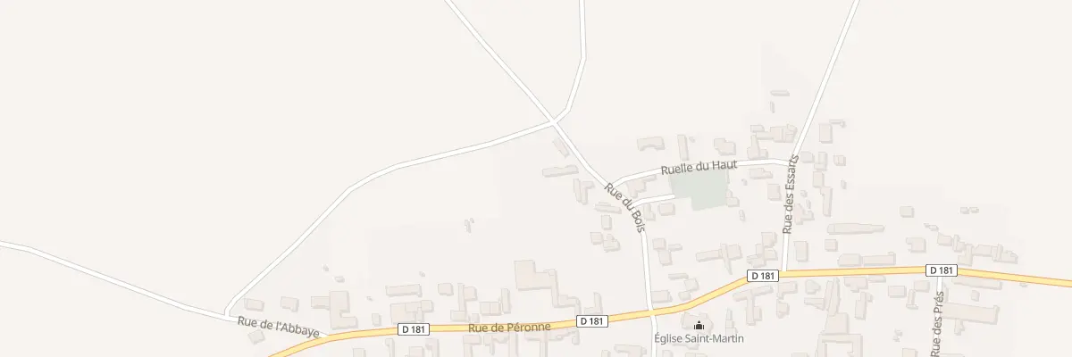 Plan du 11 Rue du Bois à Bussu