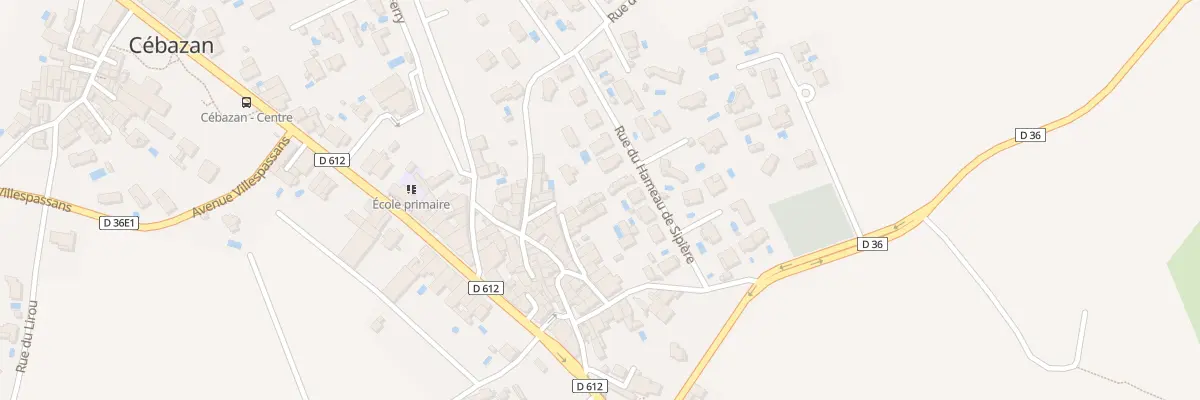 Plan du 9 Rue du Hameau Sipieres à Cébazan