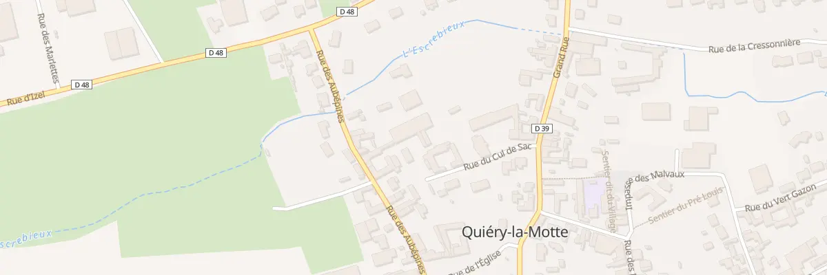 Plan du 4 Rue du Cul de Sac à Quiéry-la-Motte