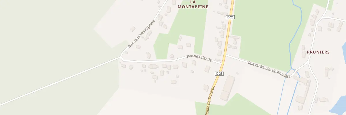 Plan du 132A Rue de Briande à Jouet-sur-l’Aubois