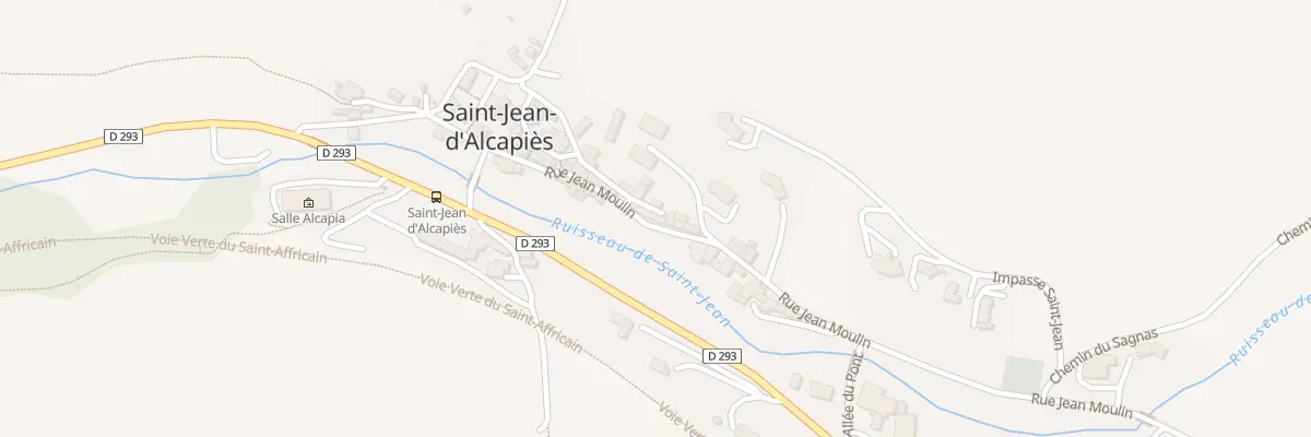Plan du 2 Imp du Ferradou à Saint-Jean-d’Alcapiès