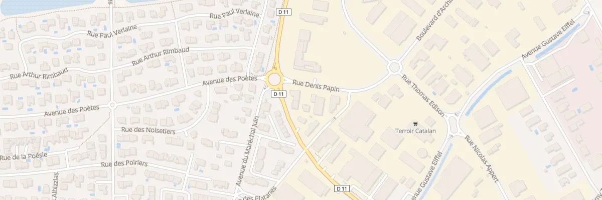 Plan du 7B Rue Denis Papin à Elne