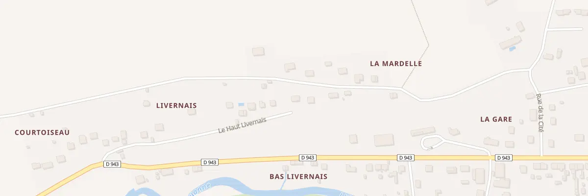 Plan du 5847 Le Haut Livernais à Triguères
