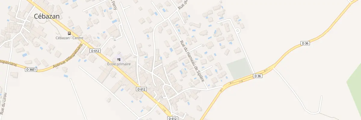 Plan du 9B Rue du Hameau Sipieres à Cébazan