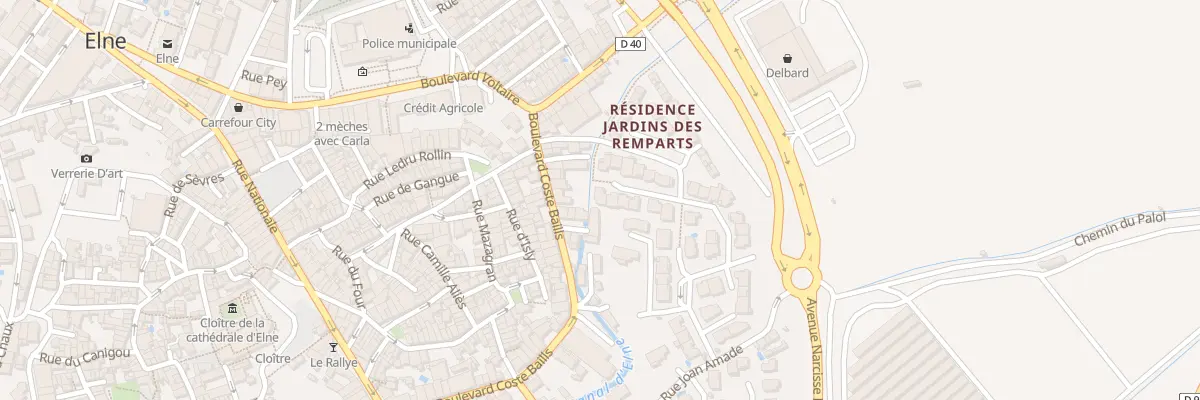 Plan du 17 Rue Charles Grando à Elne