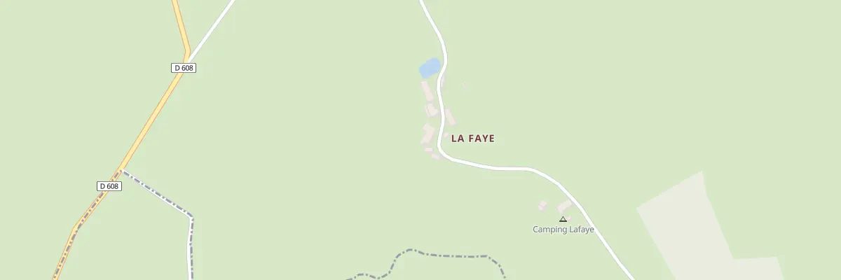 Plan du 4 La Faye à Vernusse