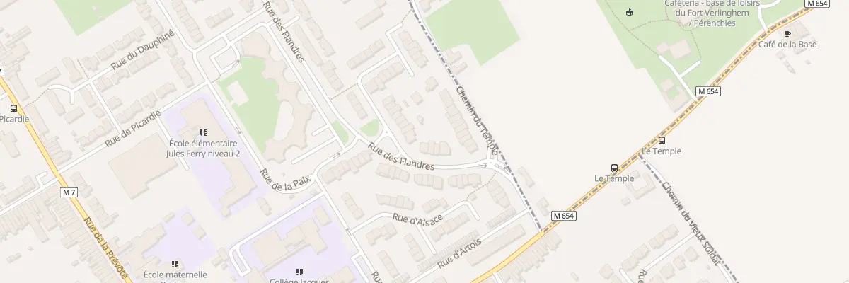 Plan du 8 Rue des Flandres à Pérenchies