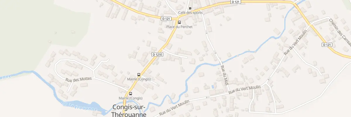 Plan du 21 Rue de la Poste à Congis-sur-Thérouanne