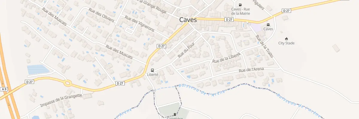 Plan du 22 Rue de la Liberté à Caves