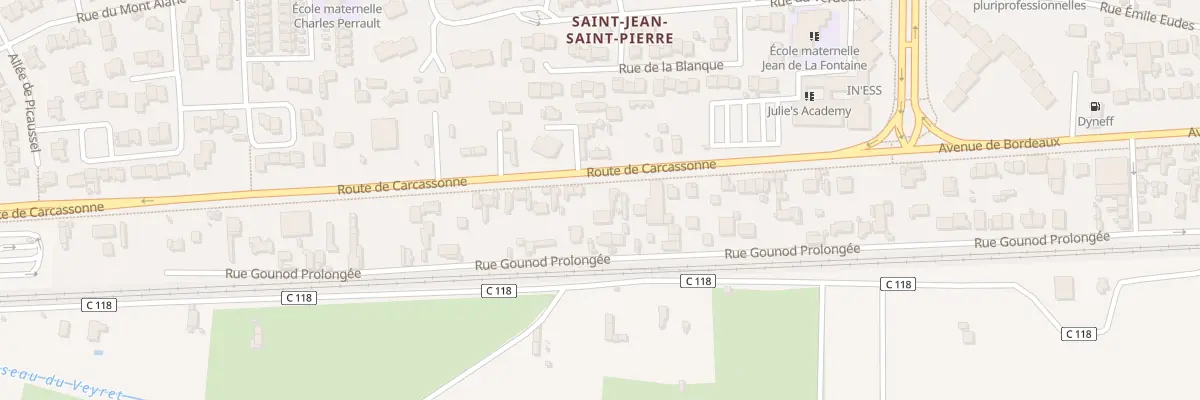 Plan du 141 Av de Bordeaux à Narbonne