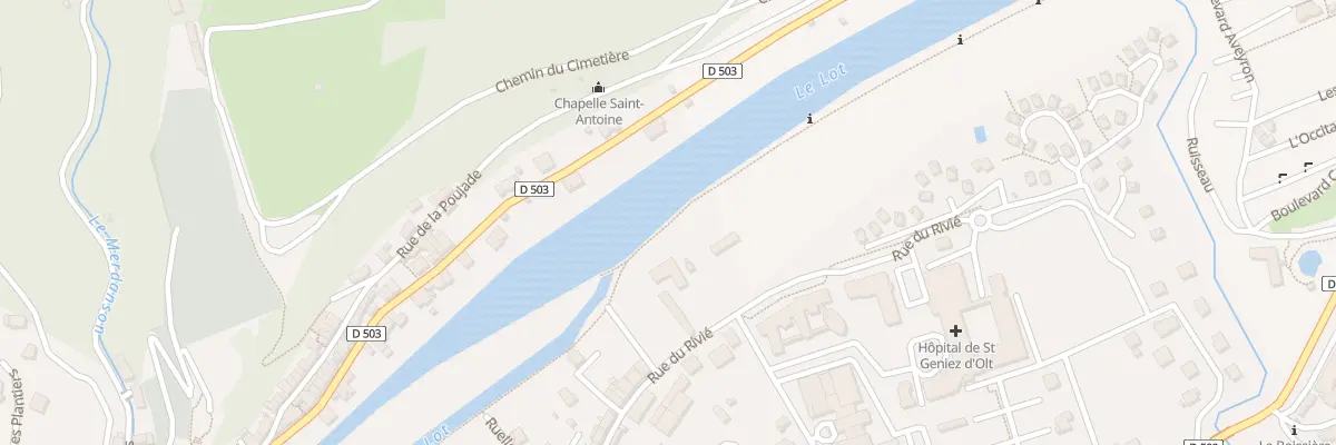 Plan du 59 Rue Rivie à Saint Geniez d’Olt et d’Aubrac