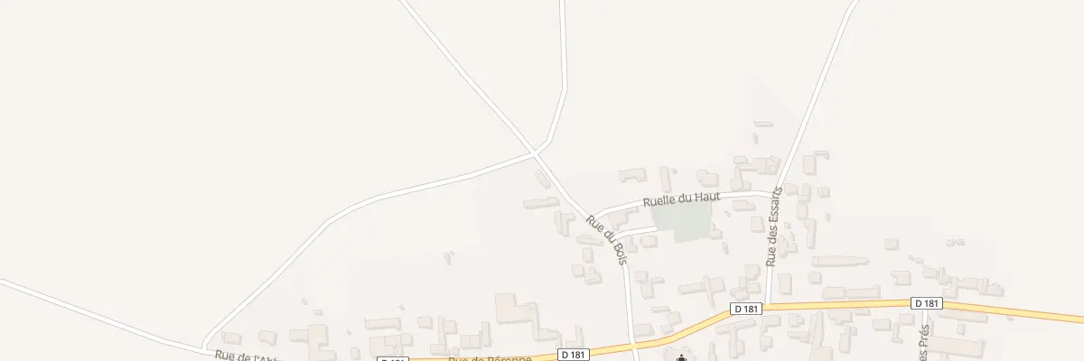 Plan du 13 Rue du Bois à Bussu
