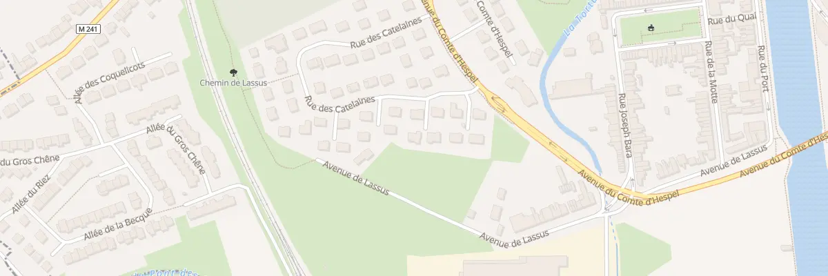 Plan du 13 Rue des Catelaines à Haubourdin