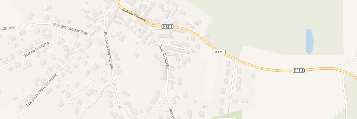 Plan du 43 Rue du Montier à Congis-sur-Thérouanne