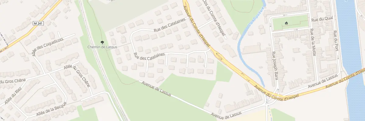 Plan du 15 Rue des Catelaines à Haubourdin