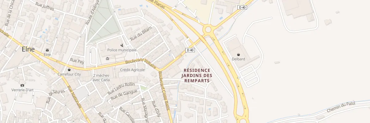 Plan du 16 Rte de Latour Bas Elne à Elne