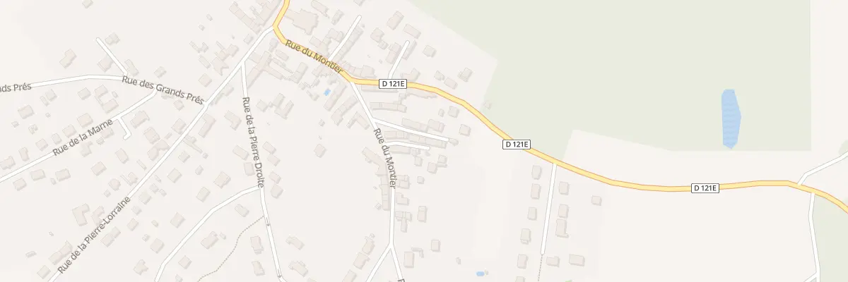 Plan du 39 Rue du Montier à Congis-sur-Thérouanne