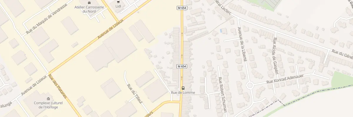 Plan du 36 Rue de Lomme à Pérenchies