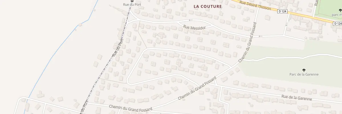 Plan du 15 Rue de la Couture à Cannes-Écluse