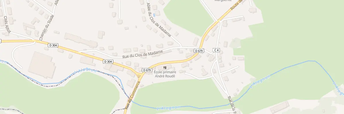Plan du 7 Rue des Ecoles à Neussargues-Moissac