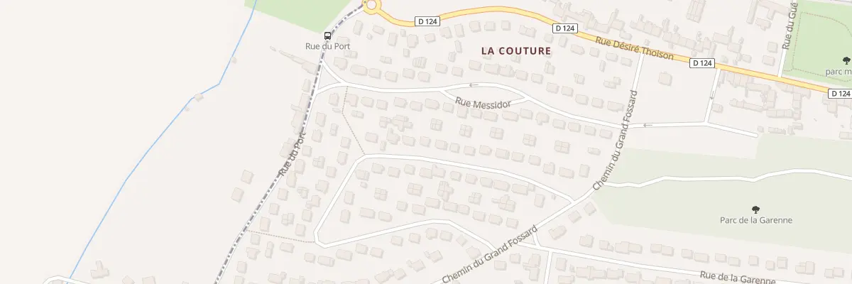 Plan du 22 Rue de la Couture à Cannes-Écluse