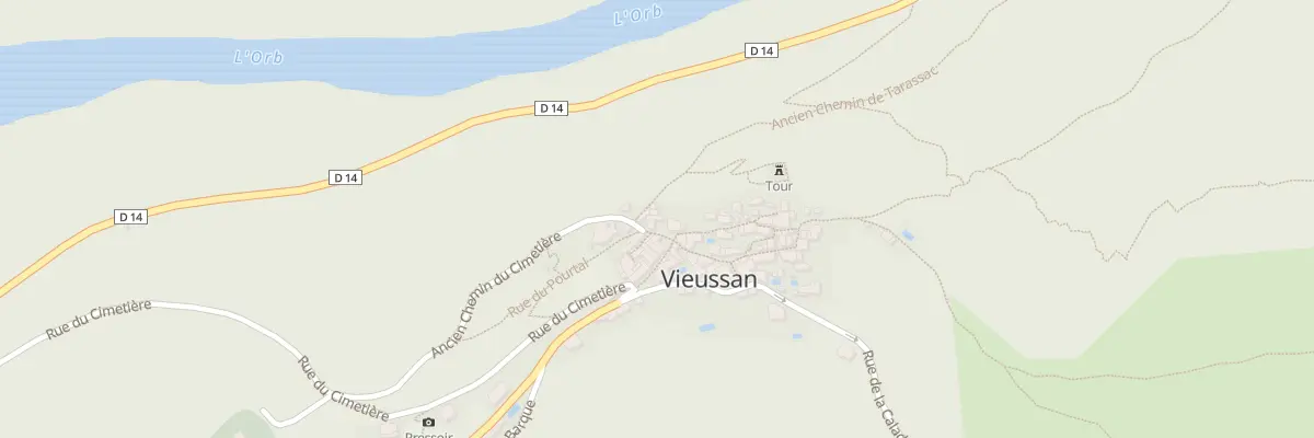 Plan du 5045 Le Village à Vieussan