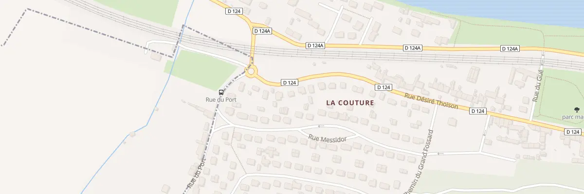Plan du 14 Rue Désiré Thoison à Cannes-Écluse