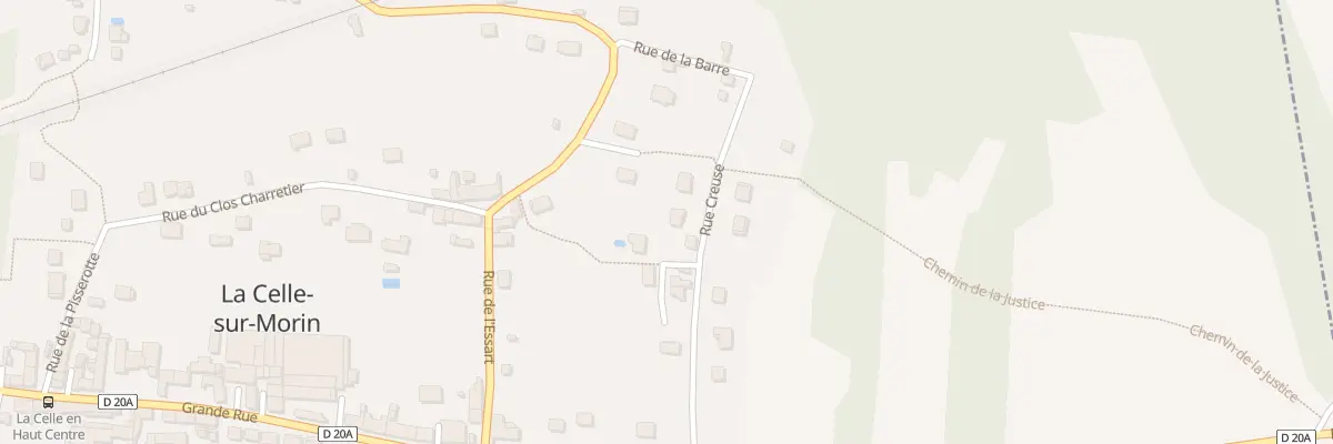 Plan du 2T Rue Creuse à La Celle-sur-Morin