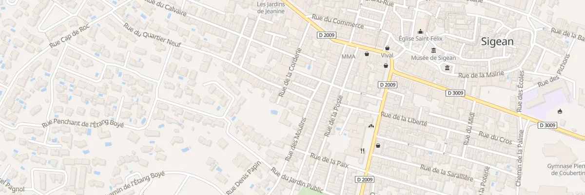 Plan du 7 Rue du Quartier Neuf à Sigean