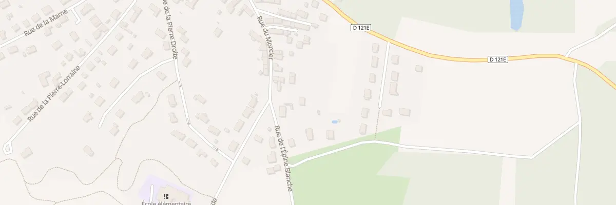 Plan du 55S Rue du Montier à Congis-sur-Thérouanne