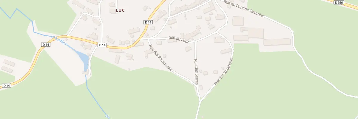 Plan du 7 Rue du Four à Ussel