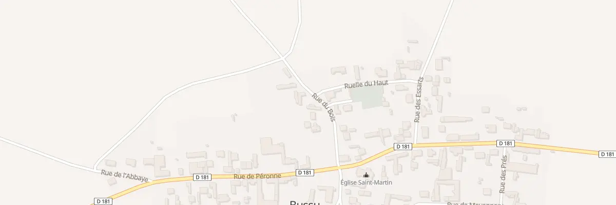 Plan du 7 Rue du Bois à Bussu
