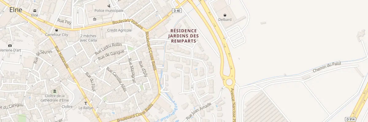 Plan du 9 Rue Charles Grando à Elne